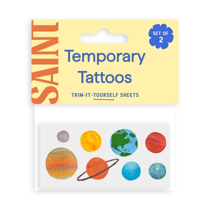 Tatouages temporaires dans l'espace extra-atmosphérique pour la vente par Saint Tattoos