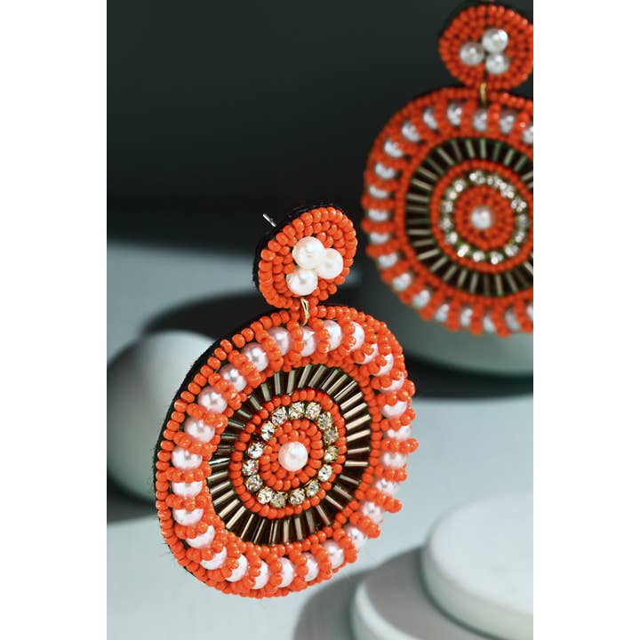 Urbanista Outlet - Wholesale Dangle Earrings - Multi Mixed Seed Beads Earrings