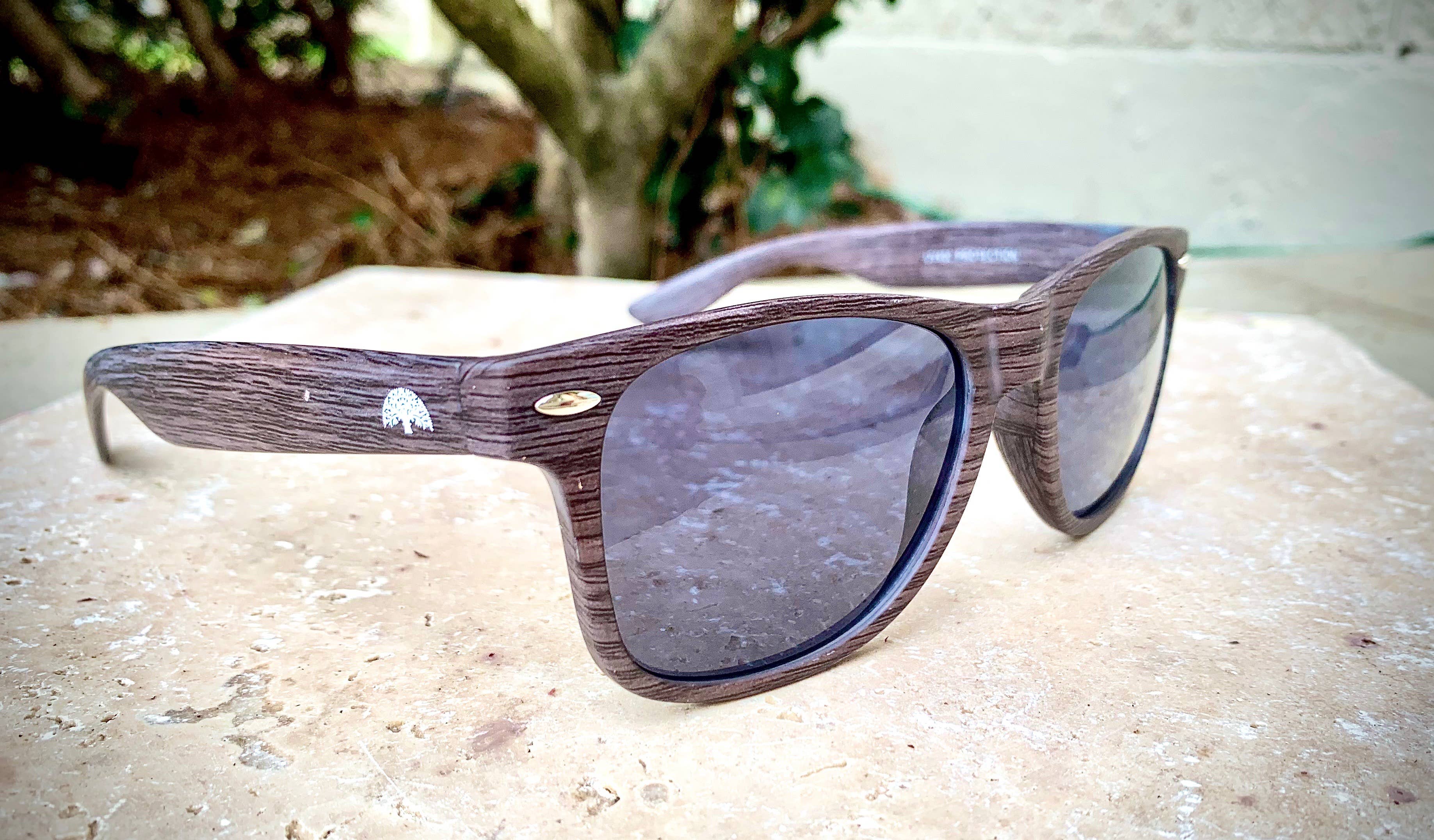 Root Sustainable Wooden Accessories LLC. - Wholesale Sunglasses - Unisex - Uptown PC Grey Wood Grain Polarized Sunglasses1