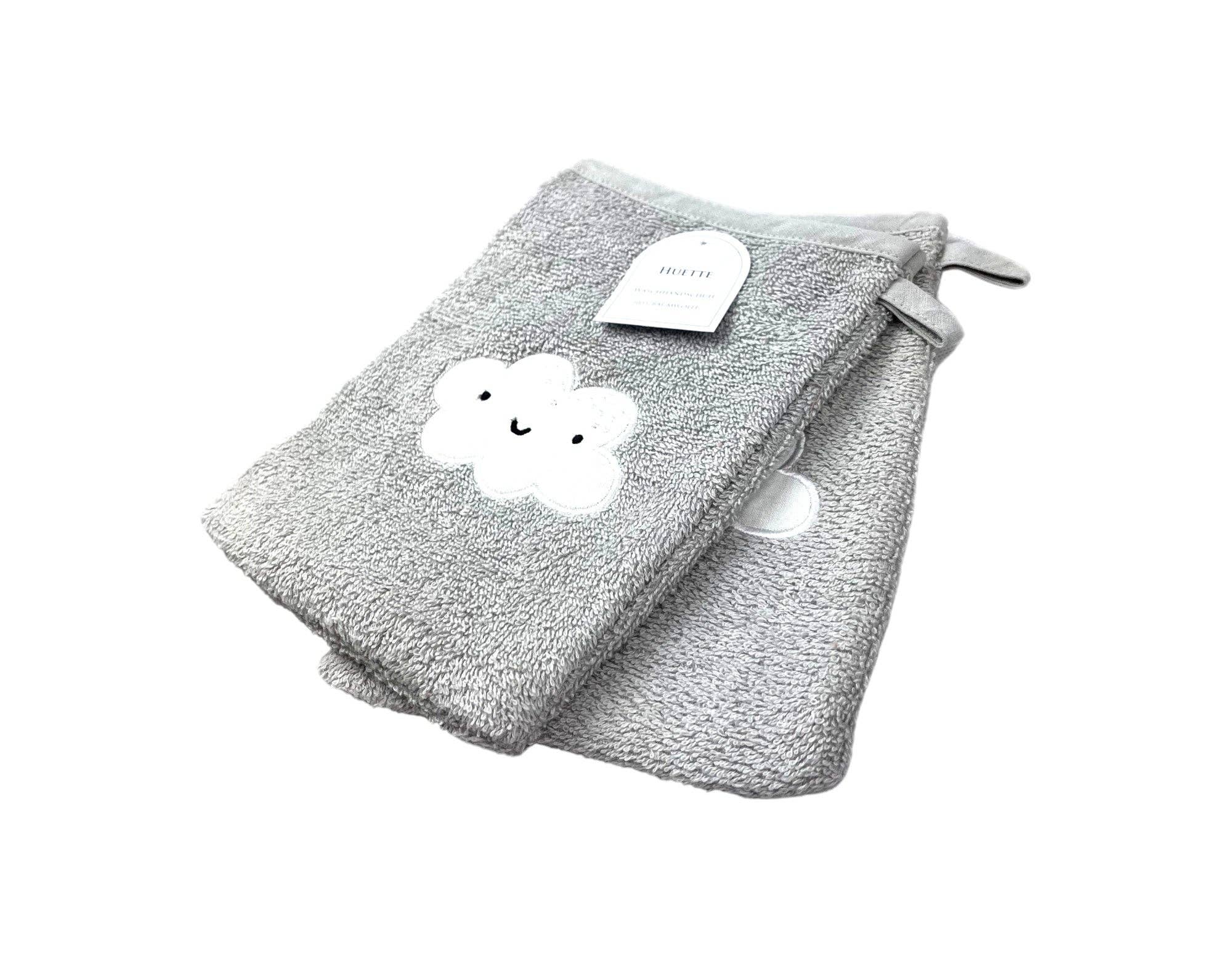 VewoTex - Wholesale Wash Cloth - Kids & Baby - 2-pack baby wash mitts » Set of 2 children's washcloths terry » 21 x 15 cm pure cotton » wash mitts0