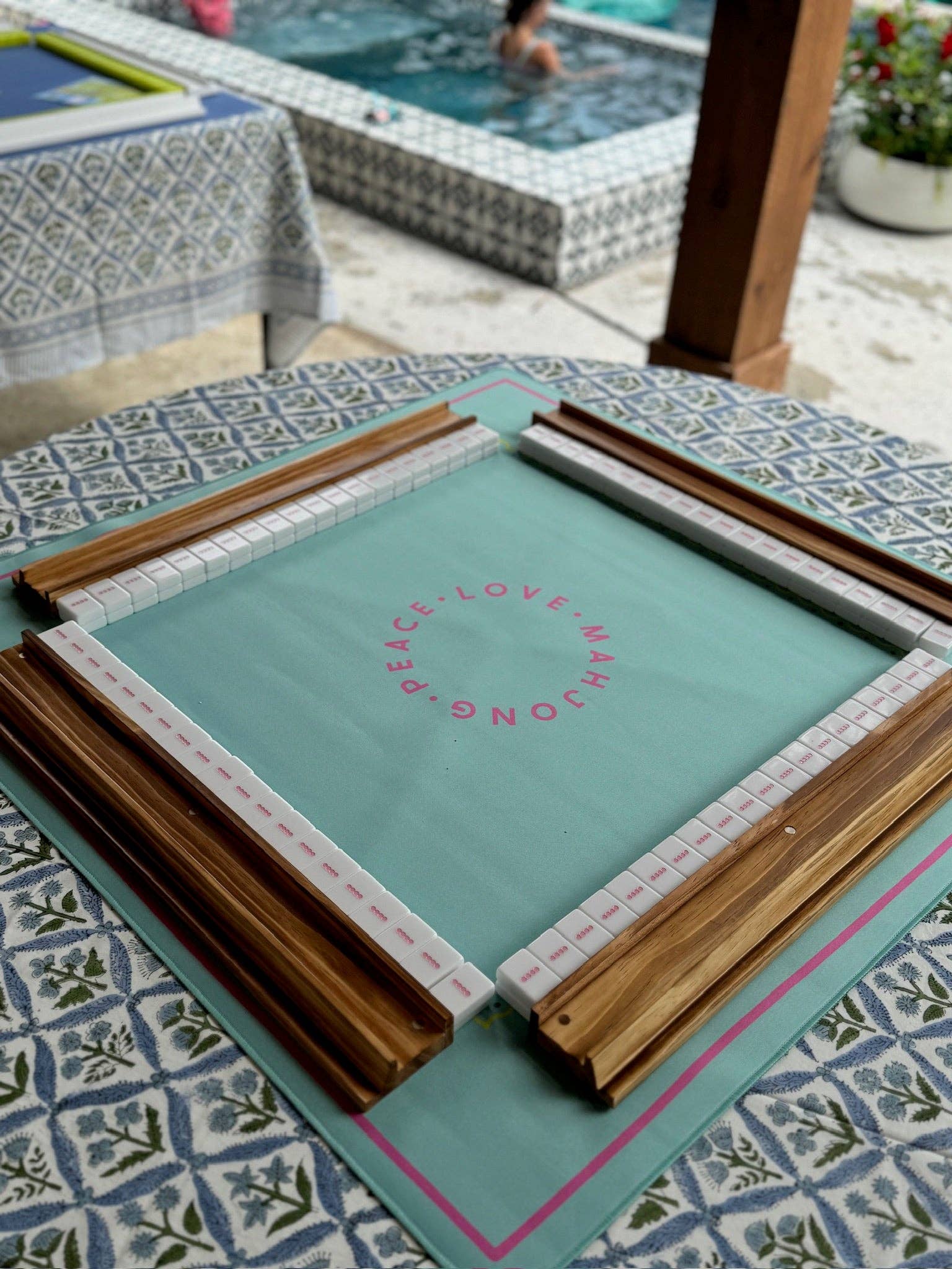 Peace Love Mahjong - Wholesale Board Game - Mahjong Racks & Pushers (Set of 4)26