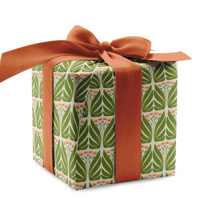 Oma’s Garden Wrapping Paper – Botanical Gift Wrap (2 Sheets) for wholesale by Rebecca Jane Woolbright