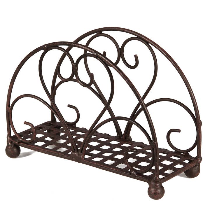 Ambiente Haus - Wholesale Napkin Holder - Iron napkin holder - antique brown