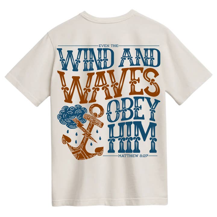 Vind och vågor lyder honom | Unisex T-shirt för wholesale av Made By Yen