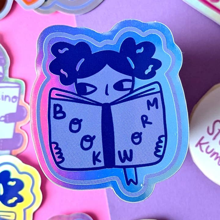 Studio Kumimi - Wholesale Sticker - Bookworm Sticker0
