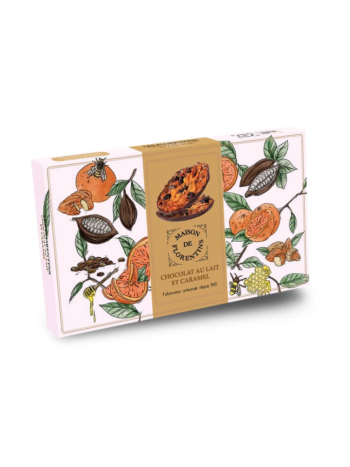 FLORENTINS GOURMETS SALTED BUTTER CARAMEL AND MILK CHOCOLATE for wholesale by Maison de florentins