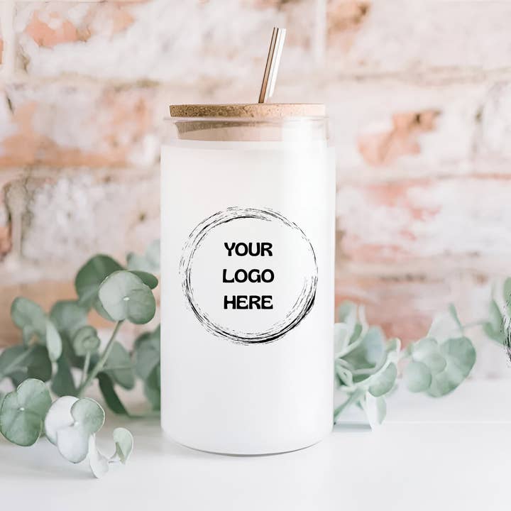 A Little Something Gift Shop - Wholesale Drinking Glass/Cup - 16 oz Frosted Glass Tumbler – Custom Logo / Image0