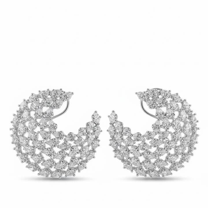 Venda Flash Vintage Brincos Giamera Ed. Limitada Prata Shine por atacado de ACUS