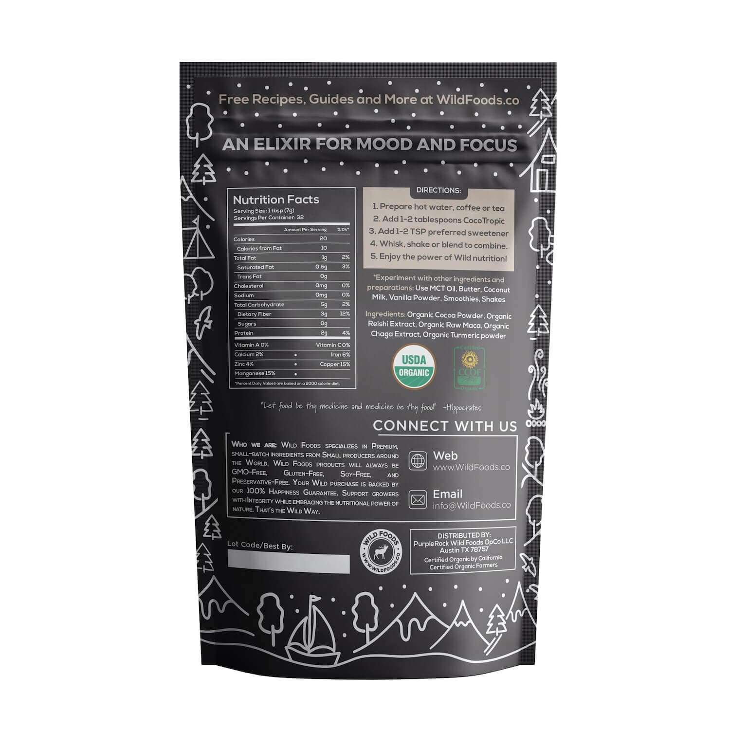 Wild Foods – Großhandel Protein-/Superfood-Pulver – Großhandel—CocoTropic Superfood-Mix—100% Bio2