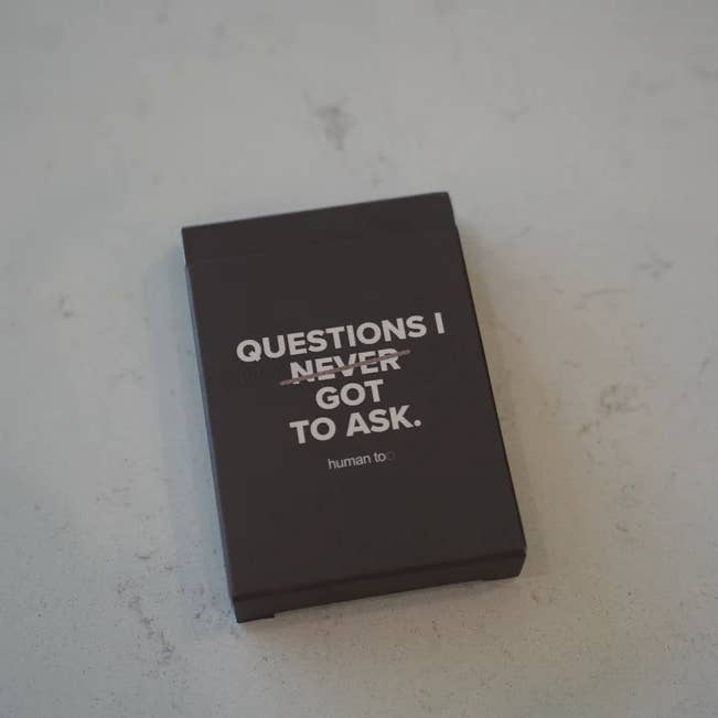 Human TOo - Wholesale Card Game - Questions I Never Got to Ask - Conversation Cards1