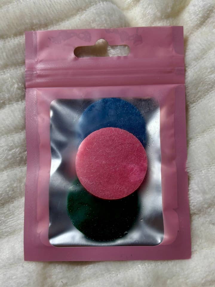 Discos Hoover | Aroma de Cereja Preta | Pack de 3 Almofadas de Feltro Perfumadas por atacado de wilkscandlecreations