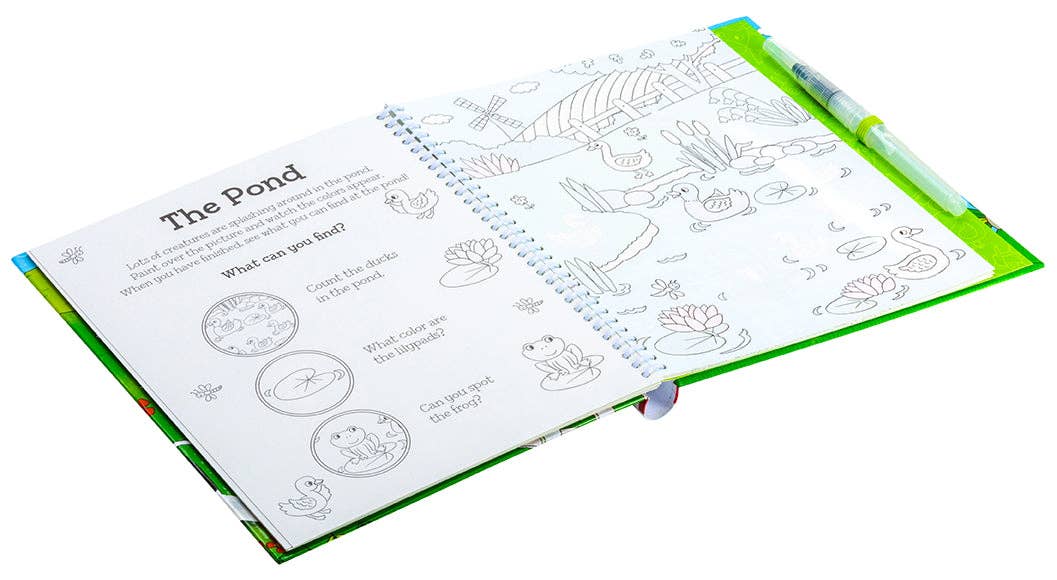 Insight Editions - #1 Pop Culture Publisher - Wholesale Coloring & Activity Book - Kids & Baby - Magical Water Painting: Fun on the Farm1