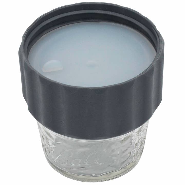 Mason Jar Lifestyle - Vente Boîtes de conservation - Couvercle 2-en-1 pour connecter deux bocaux Mason à ouverture régulière 2PK3
