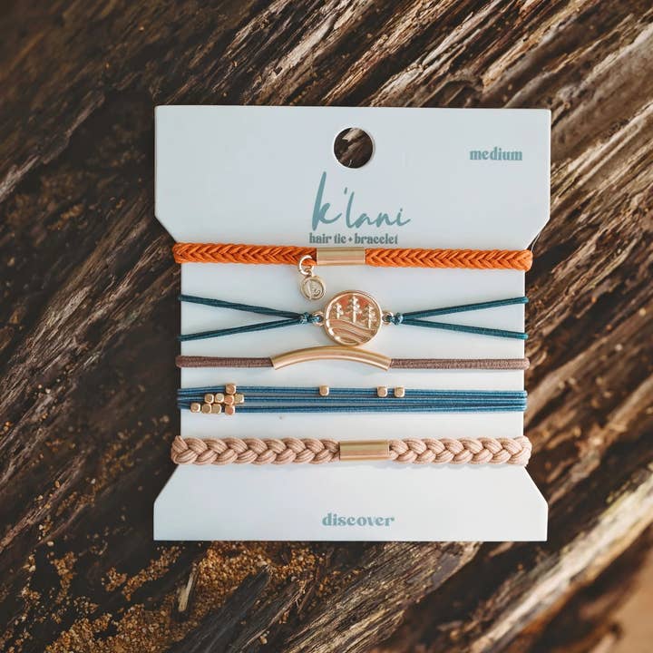 K'Lani hair tie bracelets - Wholesale Jewelry Set - Discover Hair Tie Bracelets