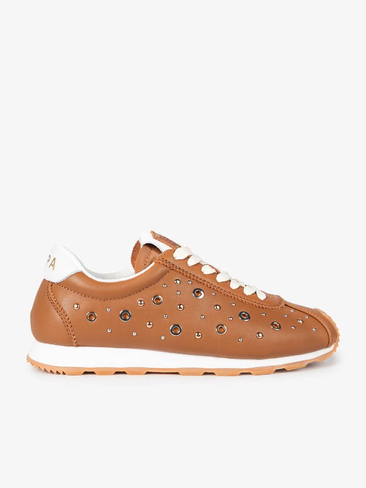 Inara Studded Leather Sneaker for wholesale by POPA