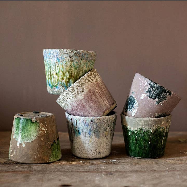 Rustic Reach - Wholesale Plant Pot - Colorful Terracotta Pot