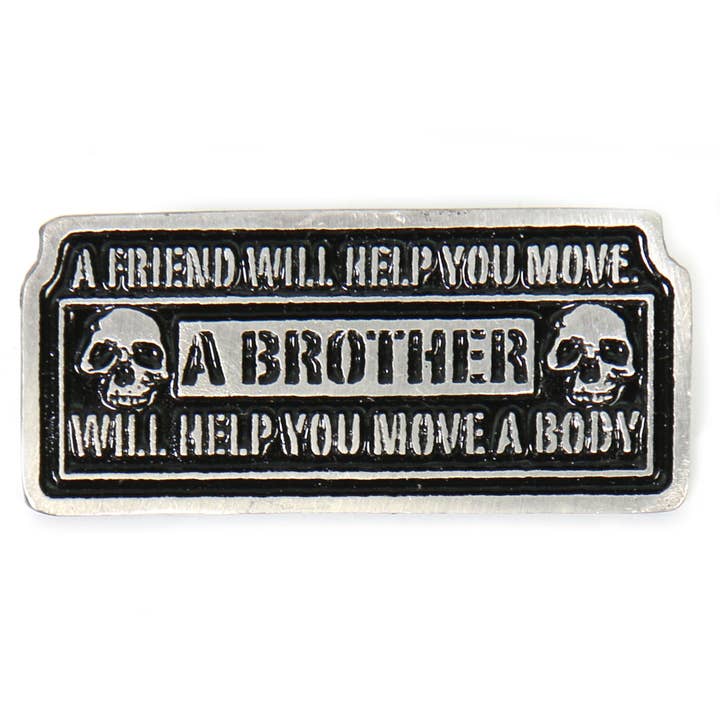 Hot Leathers PNA1212 Un amico ti aiuterà a spostare Pin per la vendita all'ingrosso da parte di Hot Leathers