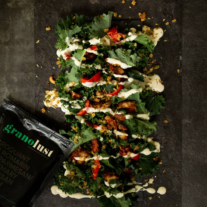 Granolust – wholesale Granola – Rosmarin parmesan salta Granola kluster4