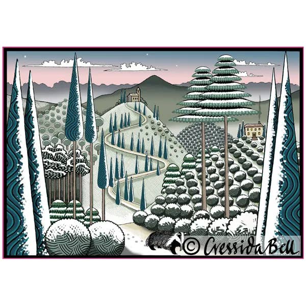 Cressida Bell - Wholesale Christmas Card - A Medici Christmas Christmas Card Pack