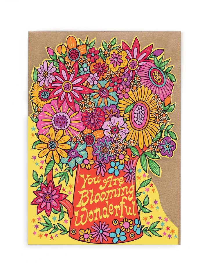 BLOOMING WONDERFUL for wholesale by Cath Tate Cards