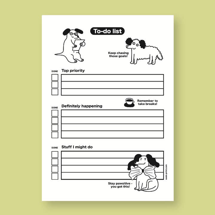 A5 Recycled Dog Notepad – Productivity & Motivation for wholesale by Seekprint