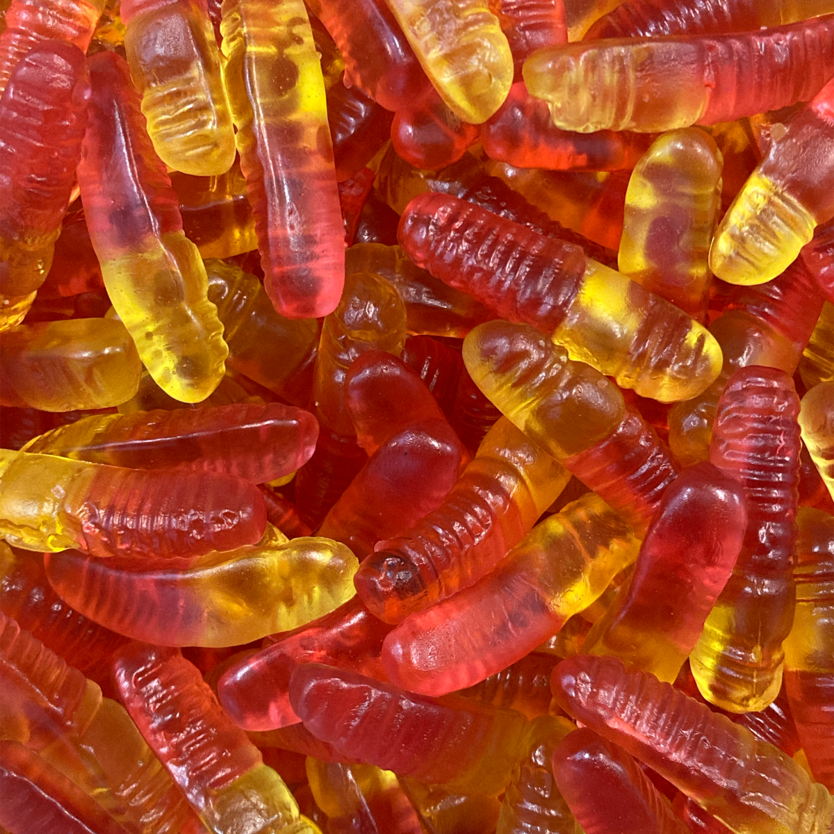 Gaffney's Sweets & Treats Wholesale – Engroshandel Vingummi – Aroma Frugt Gummy Orme 2,5 kg0