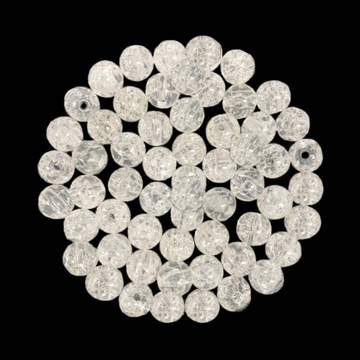 Angels Craft - Wholesale Beads - Clear Beads, Approx. 8mm 35g (8 colors available)6