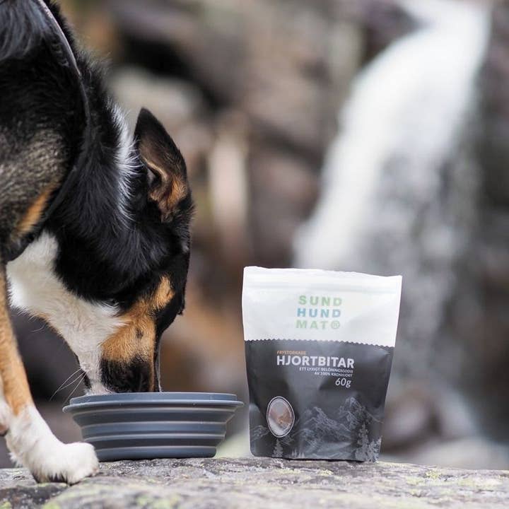 Sund Hundmat – wholesale Pet treats – Dog – Freeze-dried Deer chunks 60g1