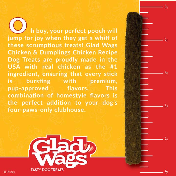 Table Scraps - Wholesale Pet Treats - Dog - Disney Glad Wags Chicken & Dumplings Flavor Dog Treats4