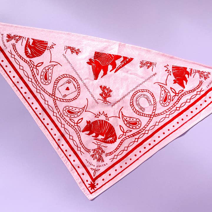 Velvet Outlaw - Wholesale Bandana - Unisex - Triangle Armadillo Bandanas - Multiple Colors3