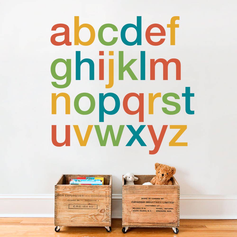 Simple Shapes - Vendita all'ingrosso Decalcomania/adesivo murale - Adesivi da parete con alfabeto0