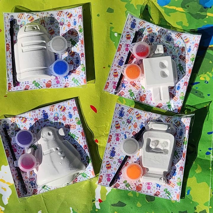 Robot Pleister Verfsets - Doe-het-zelf Knutselactiviteit voor Kinderen - voor wholesale door Snazzy Crayons