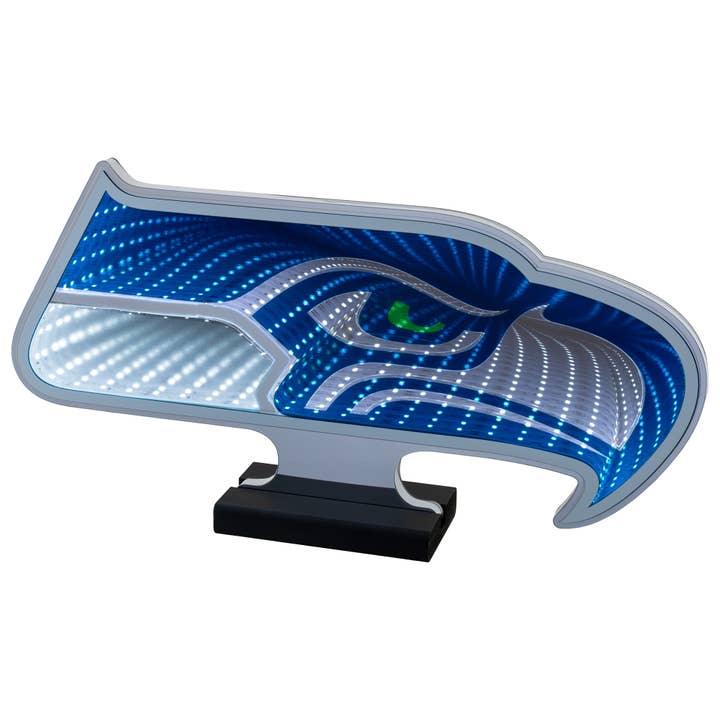 NFL SEATTLE SEAHAWKS LED INFINITY LOGO LIGHT for wholesale by Sporticulture