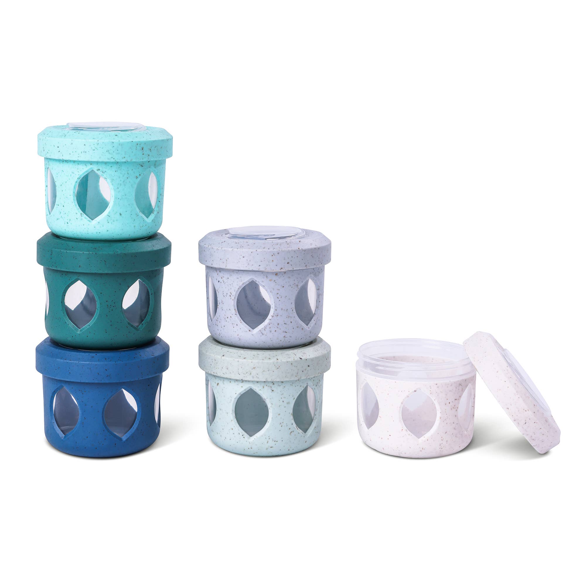 Core Home - Wholesale Condiment/Dip Bowl - 6pk 4.6oz Eco-Blend Condiment w/ Sleeve - Beach House 61