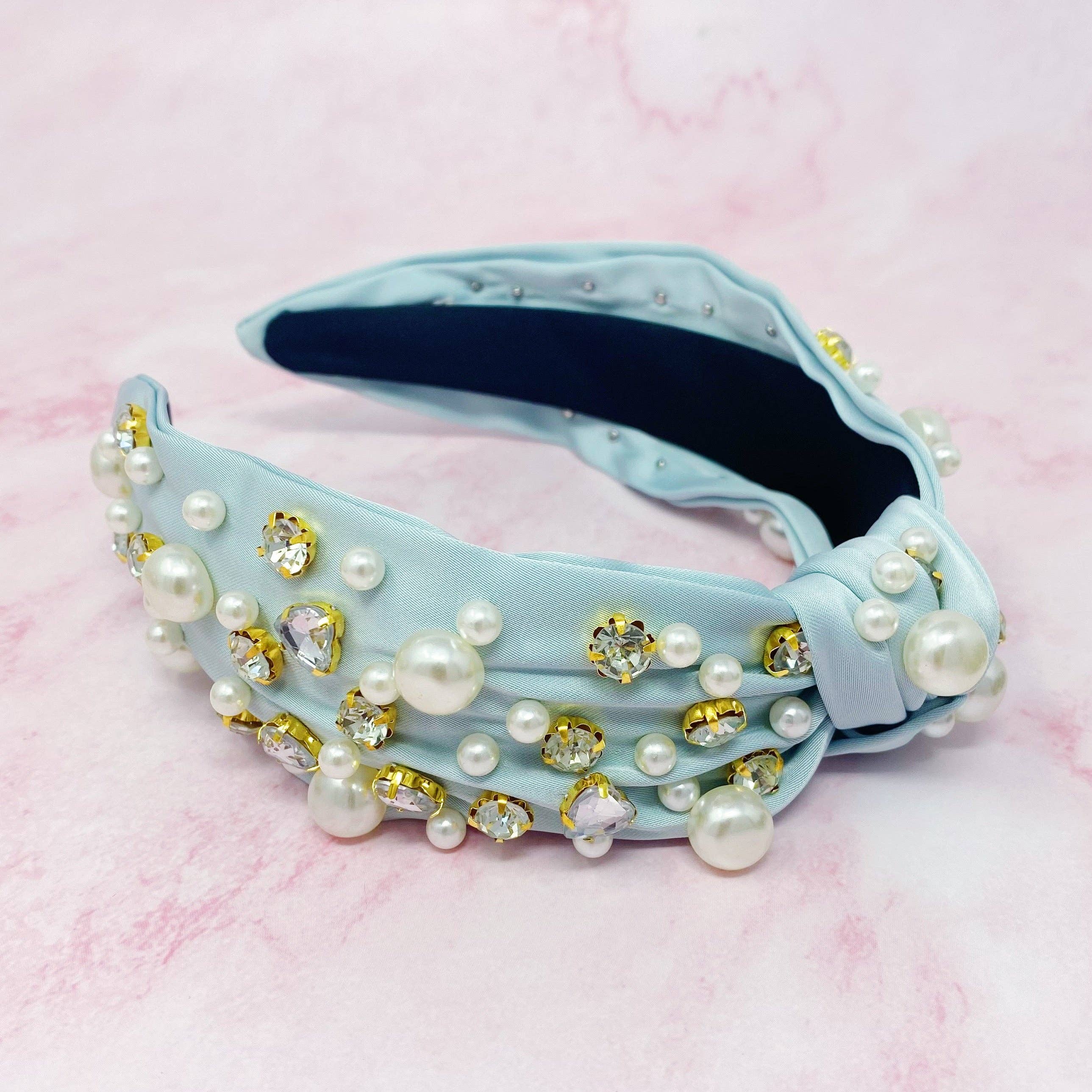 Ellison+Young - Wholesale Fashion Headband - Women's - My Winslet Jeweled Satin Headband12