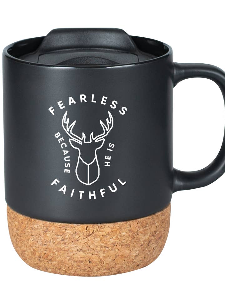 Fearless Because He Is - Designer Mugs-Cork for wholesale by Dexsa