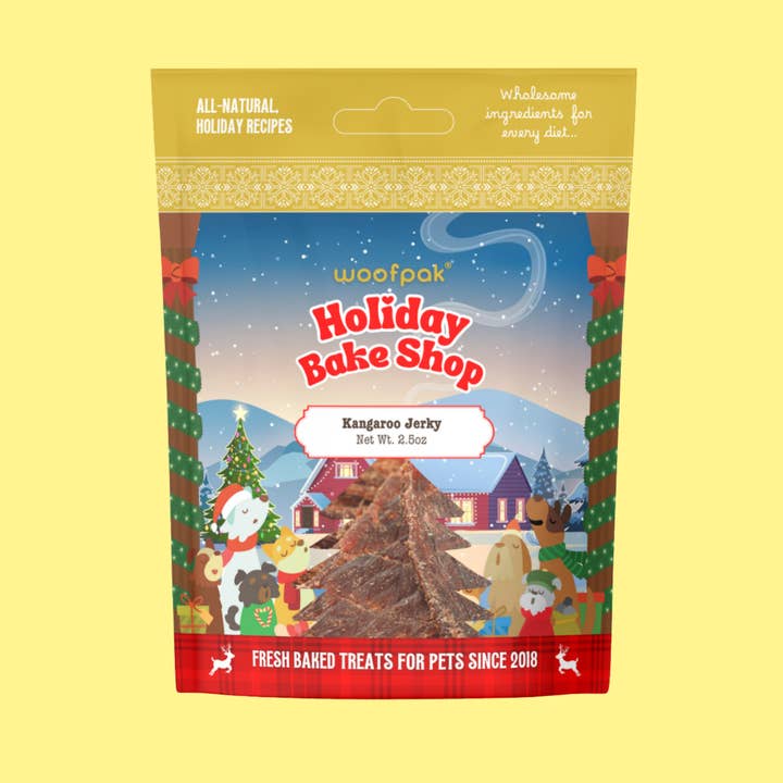 Kangaroo Jerky for wholesale by Woofpak Dog Bakery