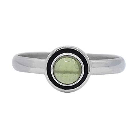 Sterling Silver Peridot Ring for wholesale by SITA
