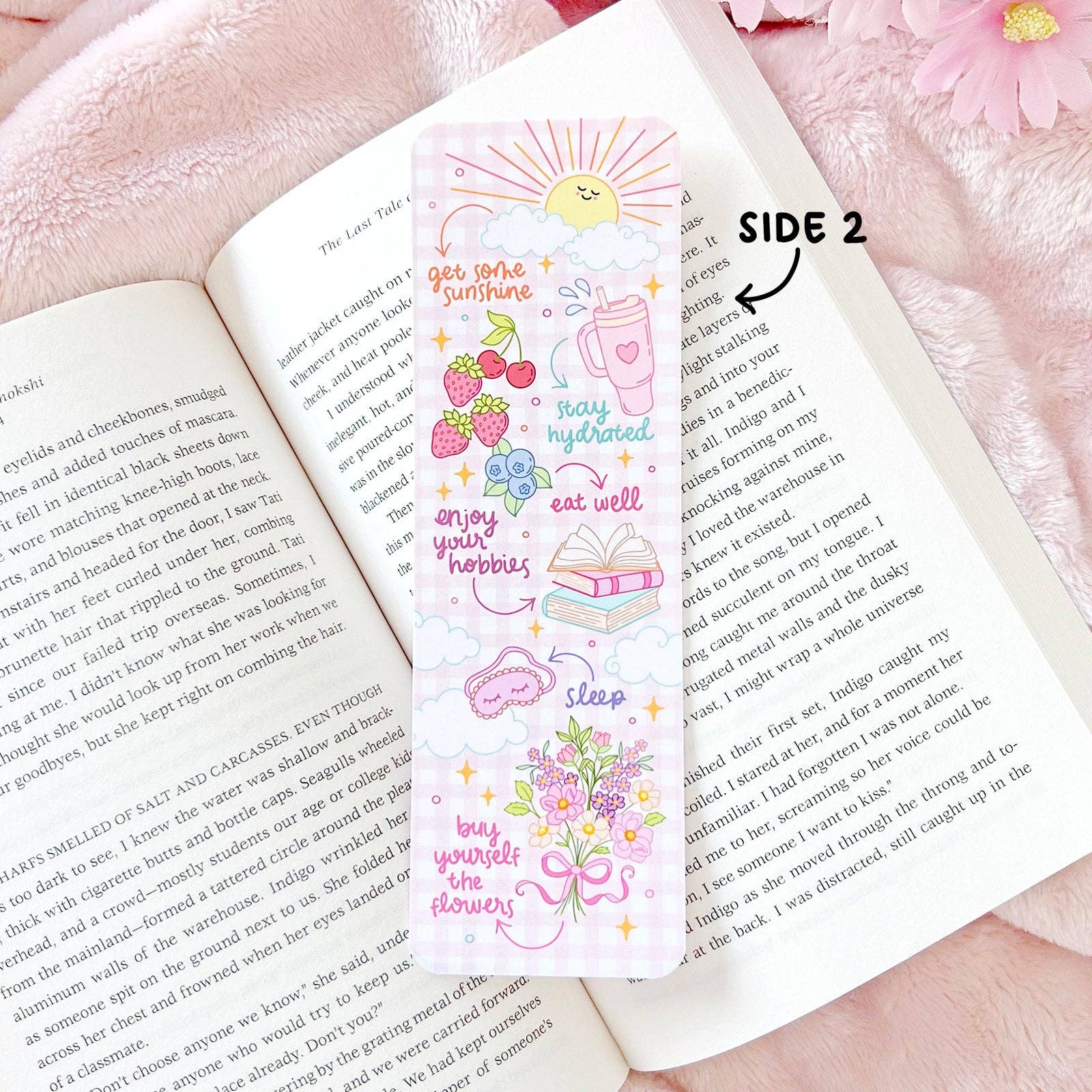 The Rosy Redhead - Wholesale Bookmark - Self-care Reminder Cute Girly Positive Quote Bookmark4