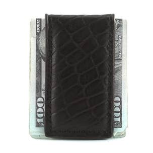 Geldscheinklammer: 1410 - Braun für den Großhandel von Leather Impressions Inc