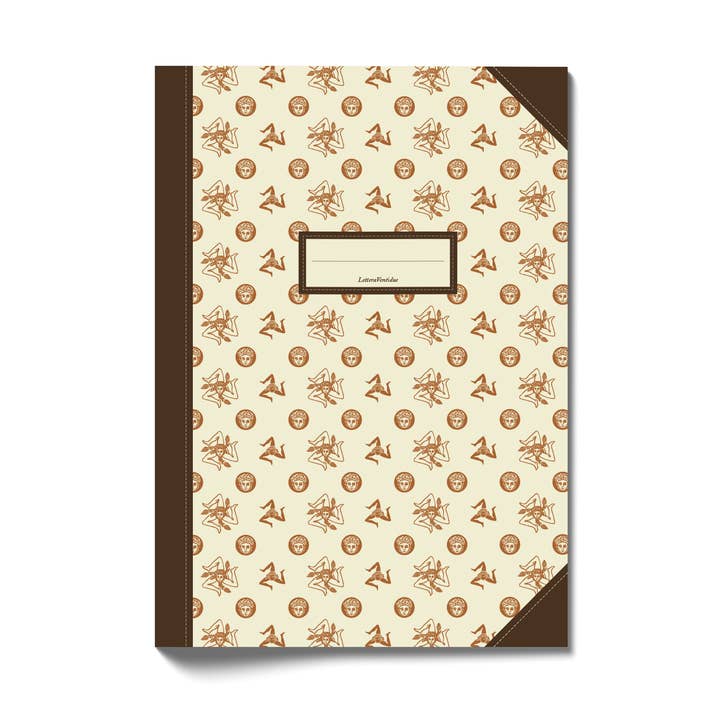 Trinacria Notebook for wholesale by Cirnauti