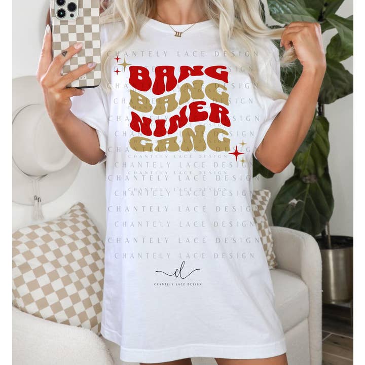 Bang Bang Niner Gang | Voetbal in San Francisco voor wholesale door Chantely Lace