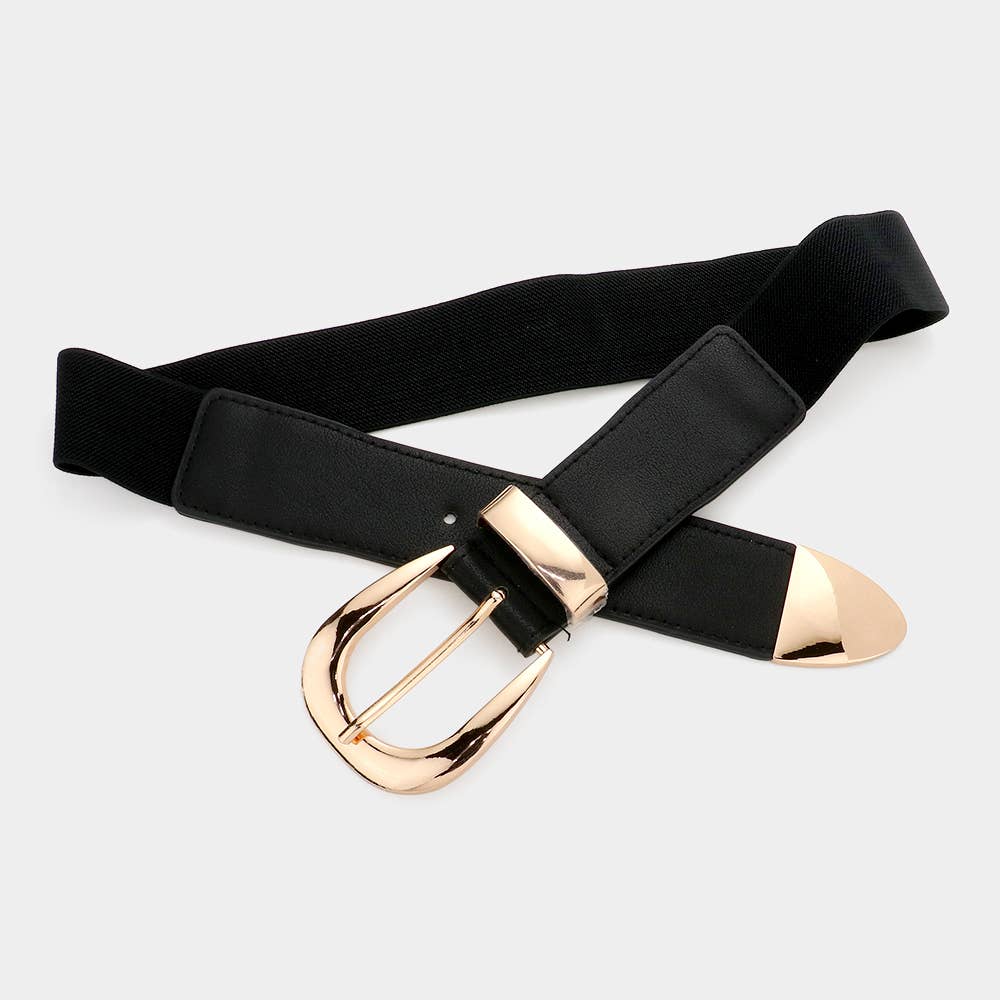 Sensibling Corp. – wholesale Bälte - Dam – Metallspänne Accentuerat stretchigt elastiskt bälte1