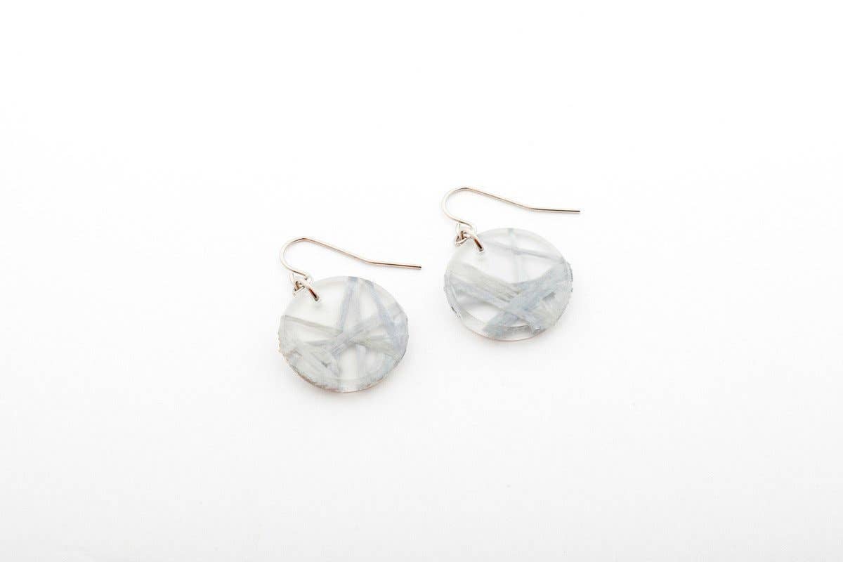 dconstruct - Vente Boucles d'oreilles pendantes - Boucles d'oreilles Ecoresin - Cercle7