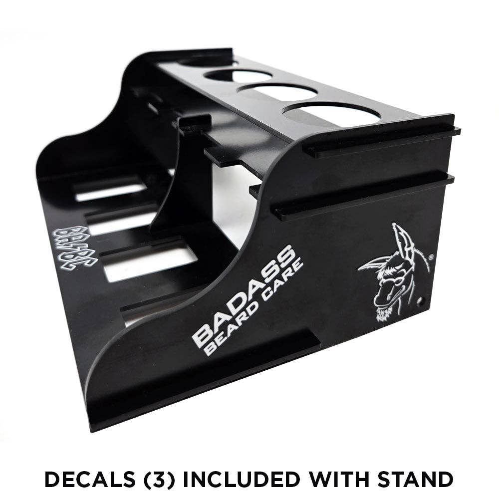Badass Beard Care - Wholesale Beard Styling Product - Stealth Balmer Stand4