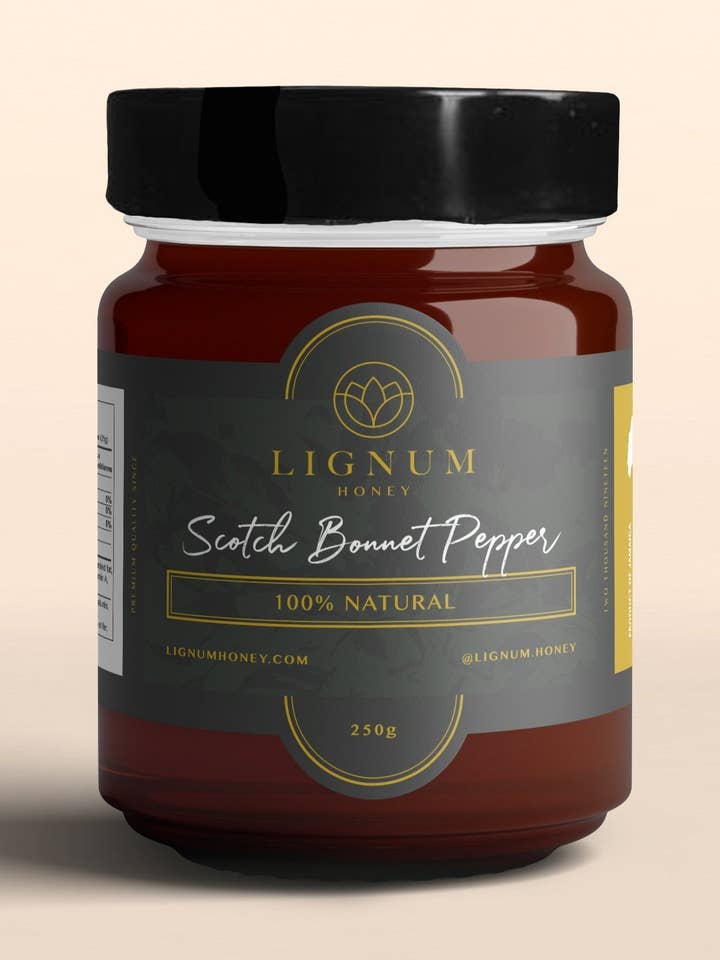 Scotch Bonnet Pepper Honey for wholesale by Lignum Honey