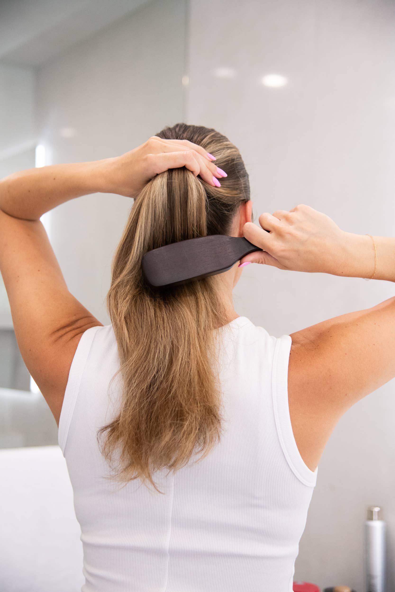 Framar Hair Brushes & Hair Accessories - Wholesale Hair Brush/Comb - FRAMAR Boar Bristle Hair Brush, Wooden Slick Back Hair Brush10