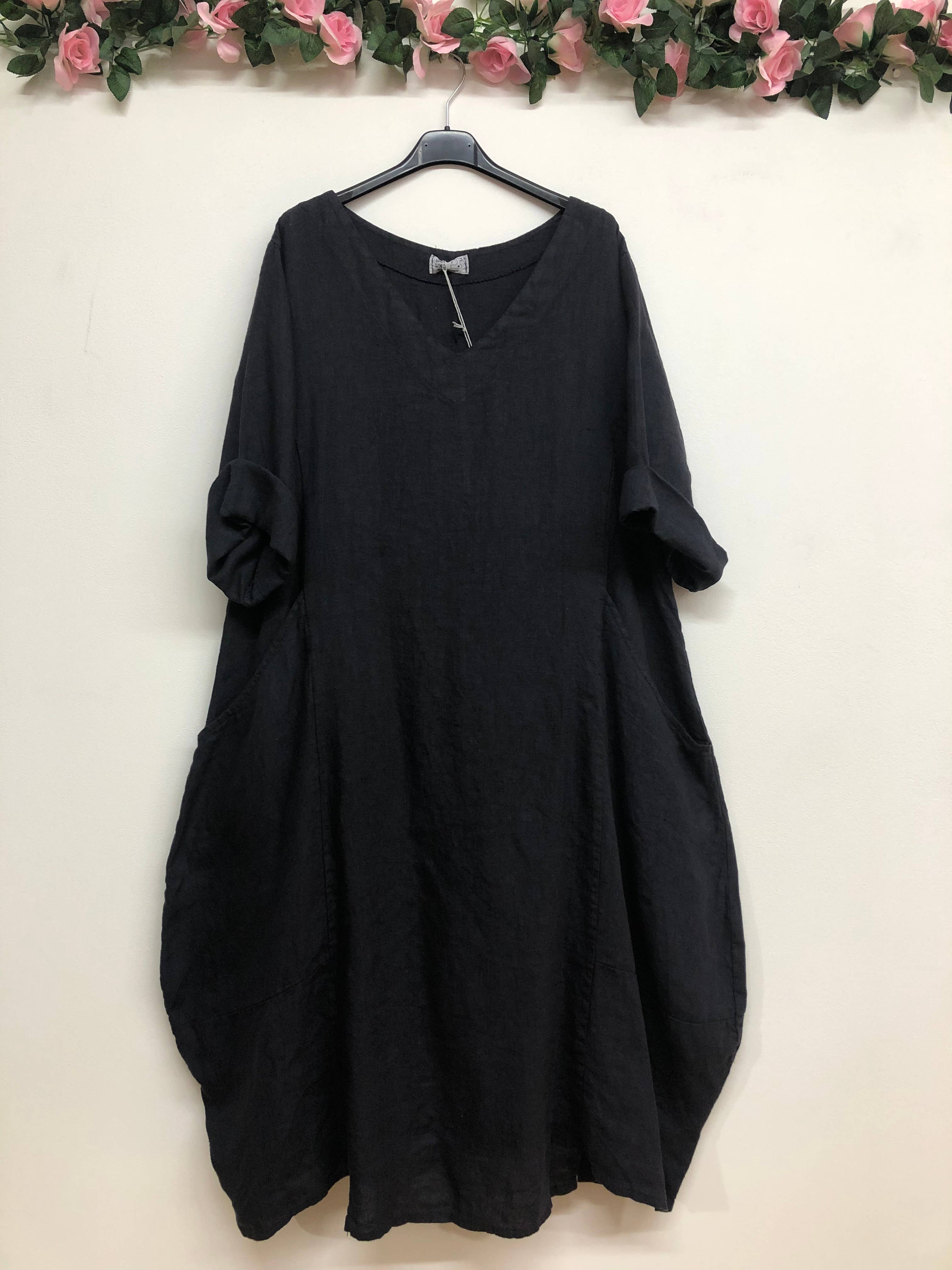 LINEN & COTTON HOUSE – wholesale Dress – Women's – 277 DRESS IN LINEN SPRING SUMMER CLOTHING17