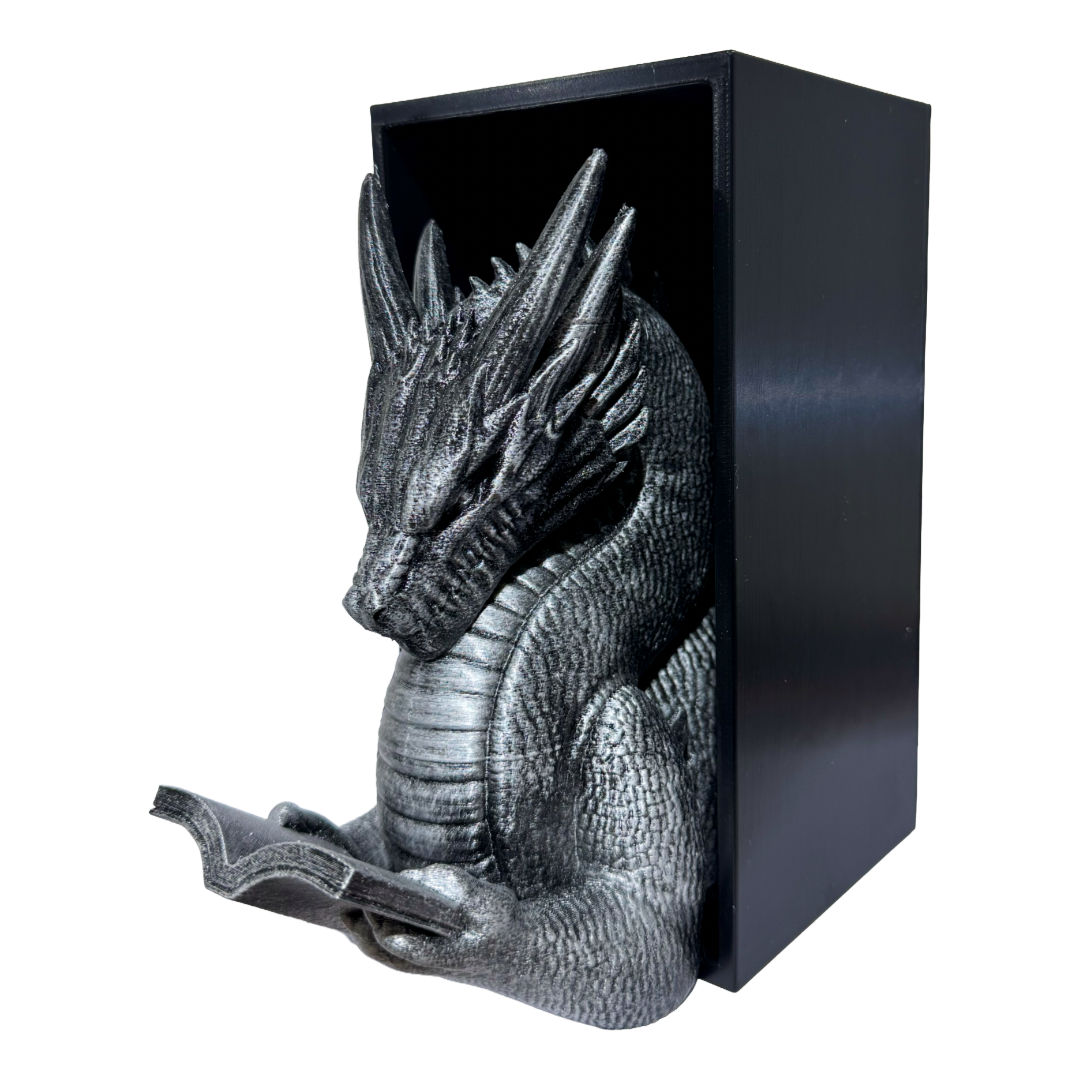 Modern Wood Cases – Porta-livros por atacado – Divisor de livros e nicho de dragão inspirado na fantasia5