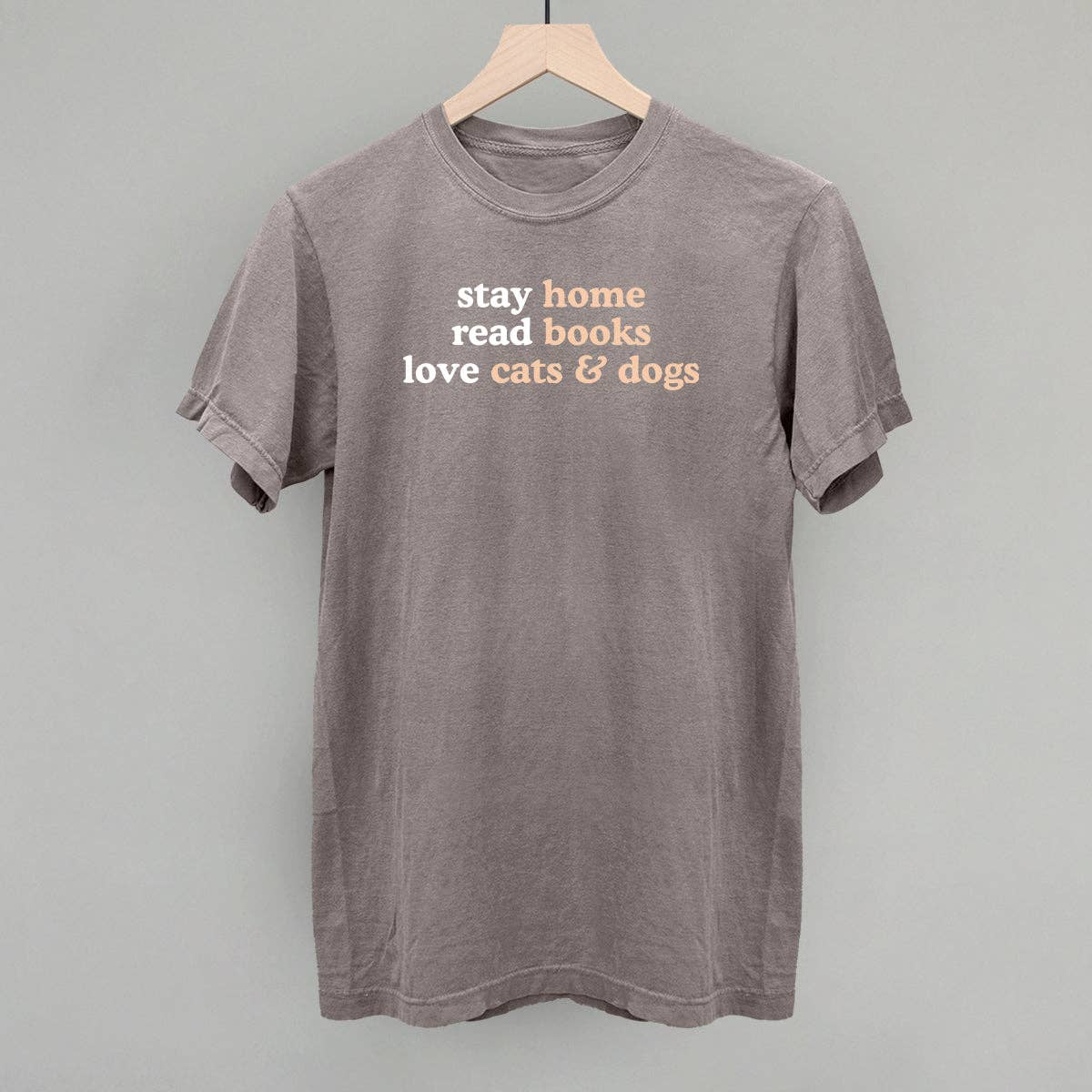 Ivy + Cloth - Wholesale Graphic Sweatshirt - Women's - Stay Home Read Books Love Cats & Dogs3